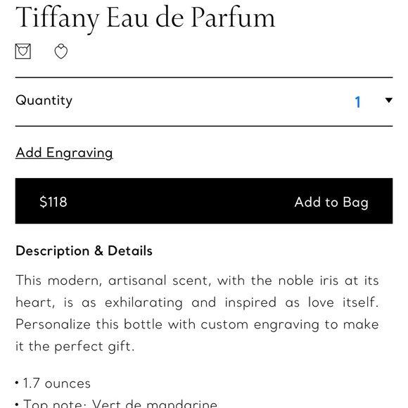 COPY - Tiffany & Co Eau de Parfum - Picture 4 of 7